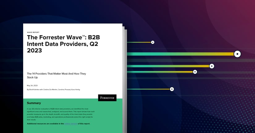 The Forrester Wave: B2B Intent Data Providers, Q2 2023