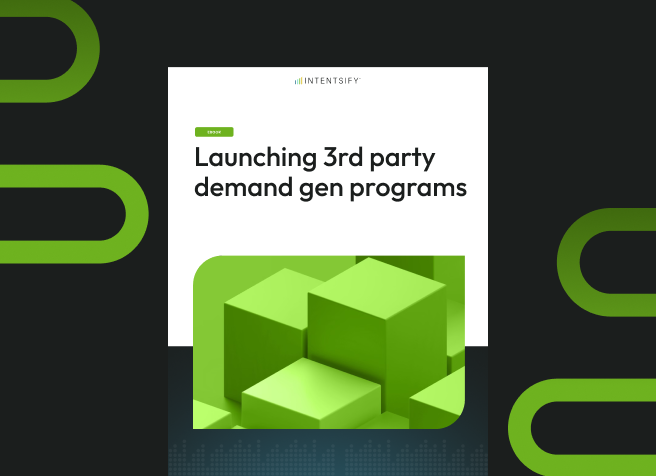 Launching 3rd-Party Demand Generation Programs