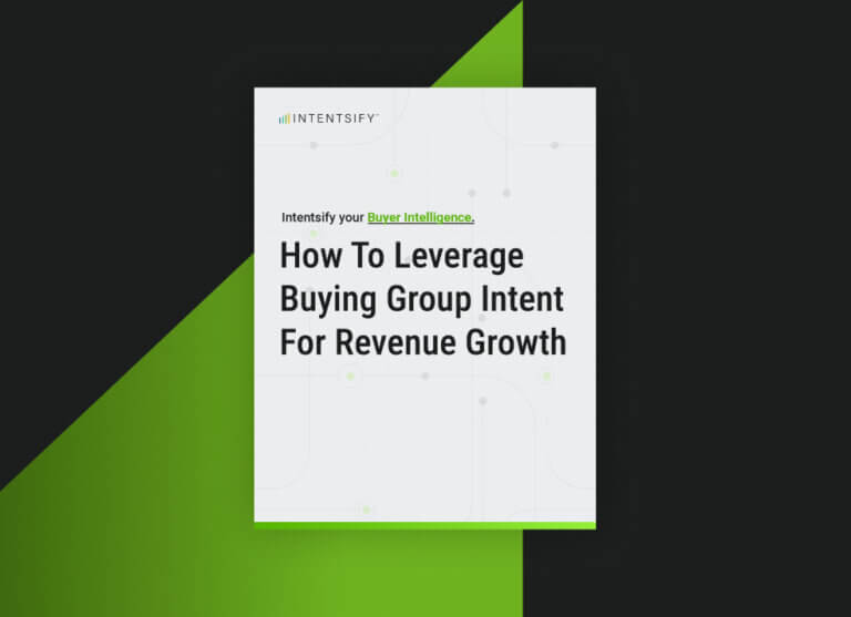 Intesify Example B2B Intent Data & Activation Platform | Intentsify