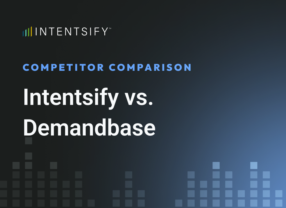 Intentsify vs. Demandbase