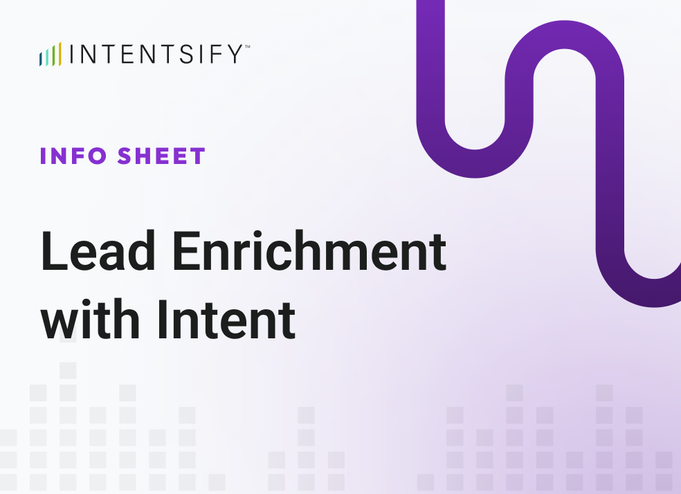 Lead Enrichment With Intent